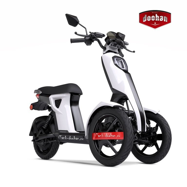 Электрический скутер Doohan iTango HO-1200W Белый Электрический скутер Doohan iTango HO-1200W Белый