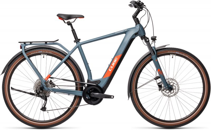 Электровелосипед Cube KATHMANDU Hybrid One 500 Голубо-красный Электровелосипед Cube KATHMANDU Hybrid One 500 Голубо-красный